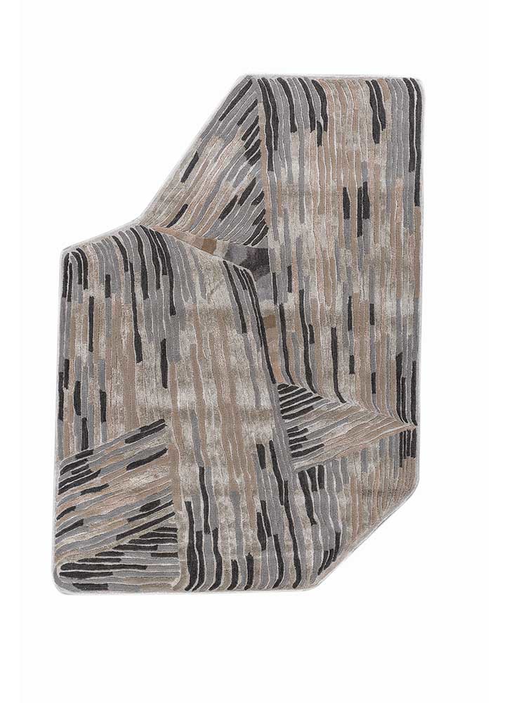 lucid ivory wool and viscose hand tufted Rug - HeadShot lucid ivory wool and viscose hand tufted Rug - HeadShot