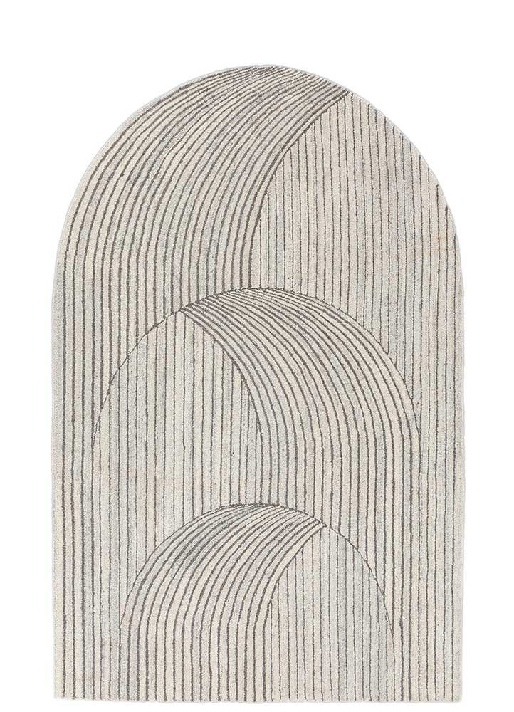 pathways ivory wool and viscose hand tufted Rug - HeadShot pathways ivory wool and viscose hand tufted Rug - HeadShot