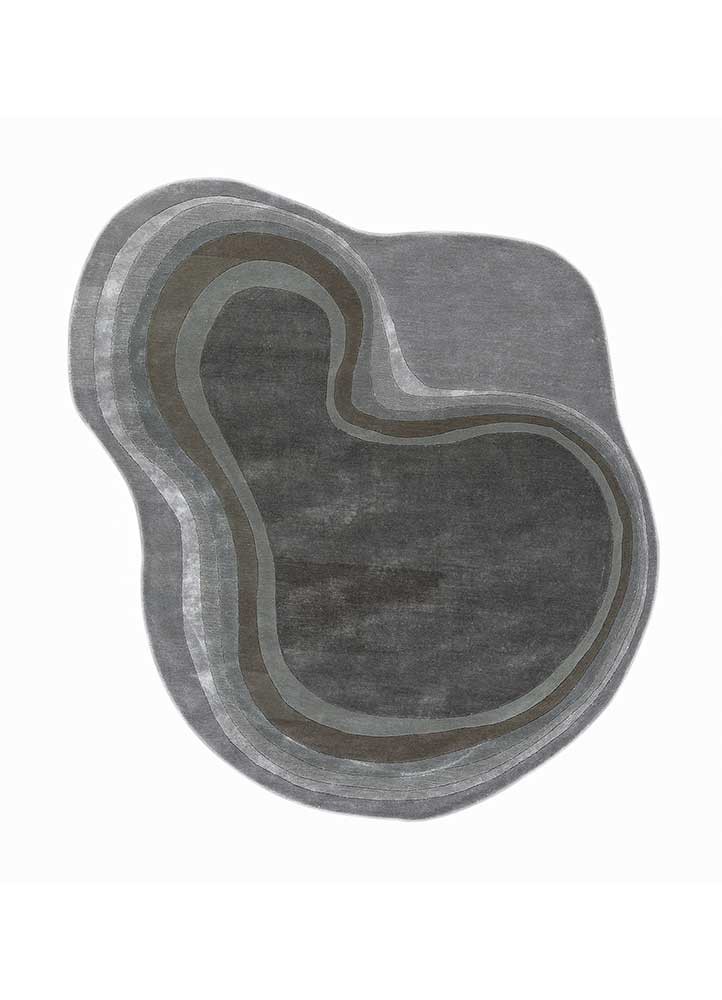 come around green wool and viscose hand tufted Rug - HeadShot come around green wool and viscose hand tufted Rug - HeadShot