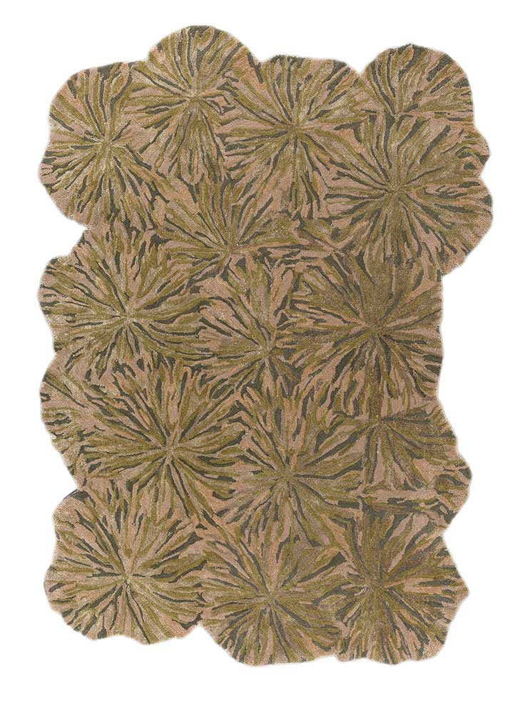 hacienda green wool and viscose hand tufted Rug - HeadShot hacienda green wool and viscose hand tufted Rug - HeadShot
