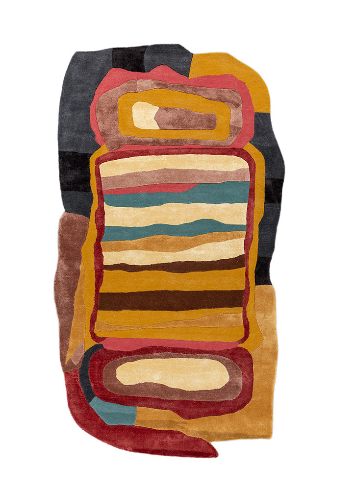 joy gold wool and viscose hand tufted Rug - HeadShot joy gold wool and viscose hand tufted Rug - HeadShot