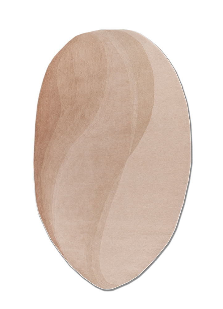 chroma pink and purple wool hand tufted Rug - HeadShot