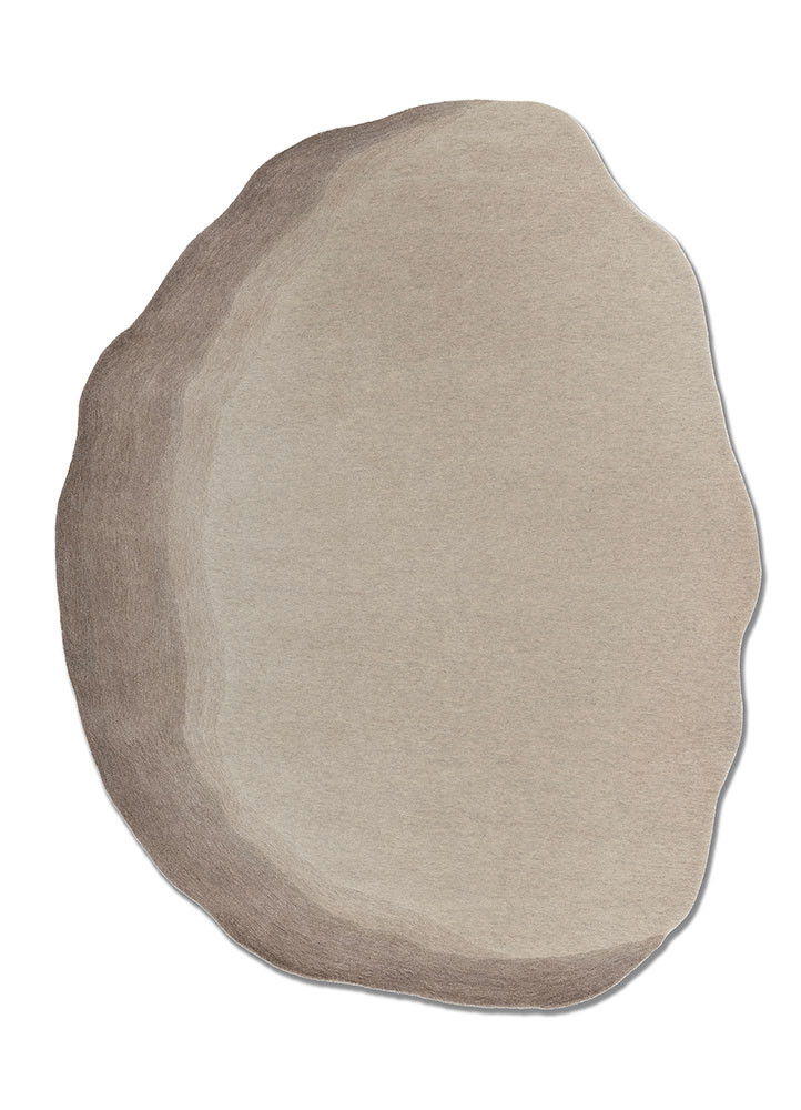 chroma gold wool hand tufted Rug - HeadShot