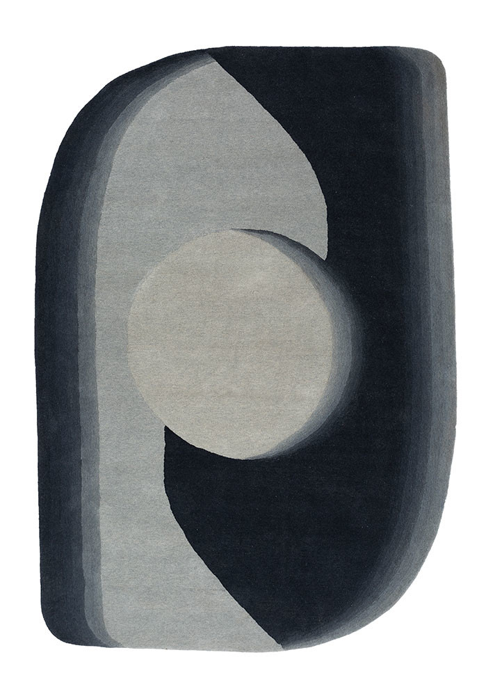 chroma blue wool hand tufted Rug - HeadShot chroma blue wool hand tufted Rug - HeadShot