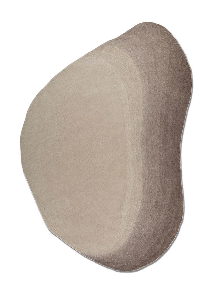chroma ivory wool hand tufted Rug - HeadShot
