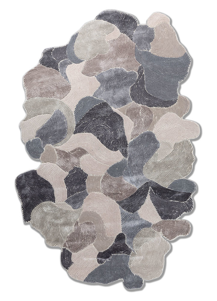 aurelia ivory wool and viscose hand tufted Rug - HeadShot aurelia ivory wool and viscose hand tufted Rug - HeadShot