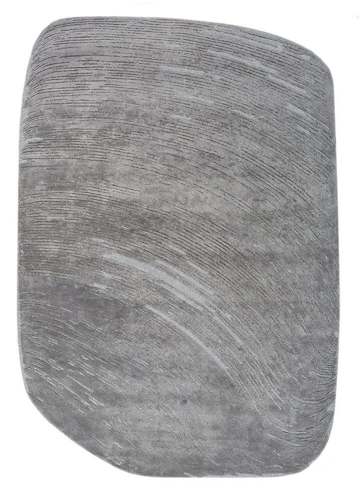 lucid blue viscose hand tufted Rug - HeadShot lucid blue viscose hand tufted Rug - HeadShot