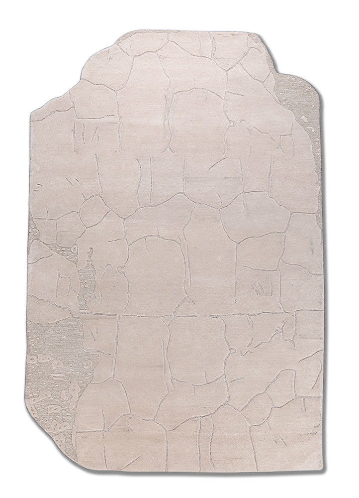 infini ivory wool and viscose hand tufted Rug - HeadShot infini ivory wool and viscose hand tufted Rug - HeadShot