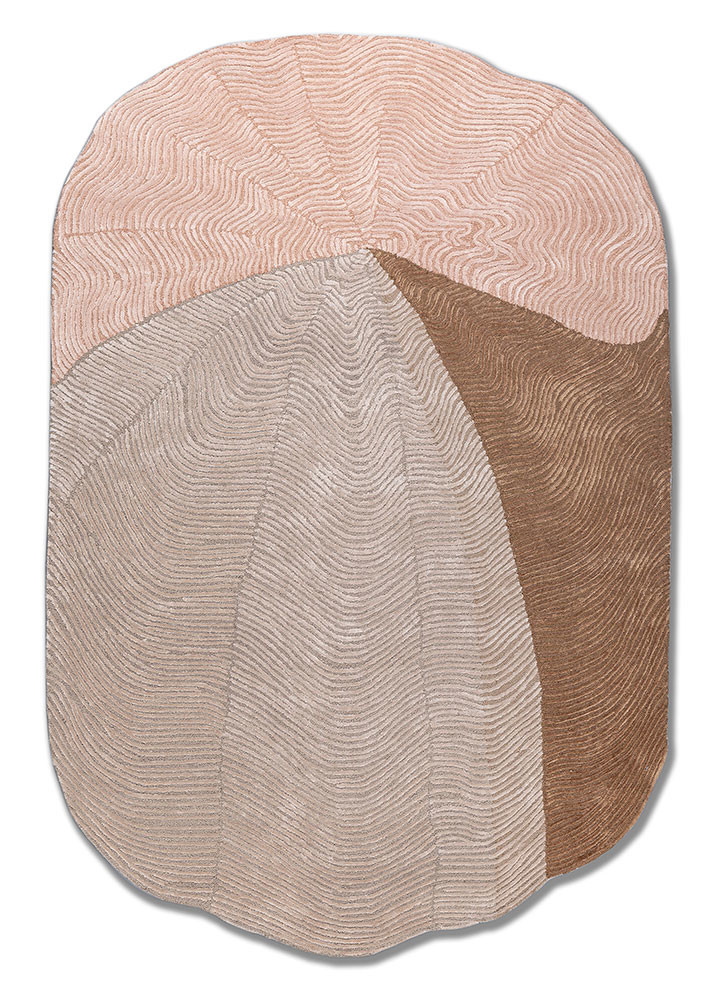 pathways green wool and viscose hand tufted Rug - HeadShot pathways green wool and viscose hand tufted Rug - HeadShot