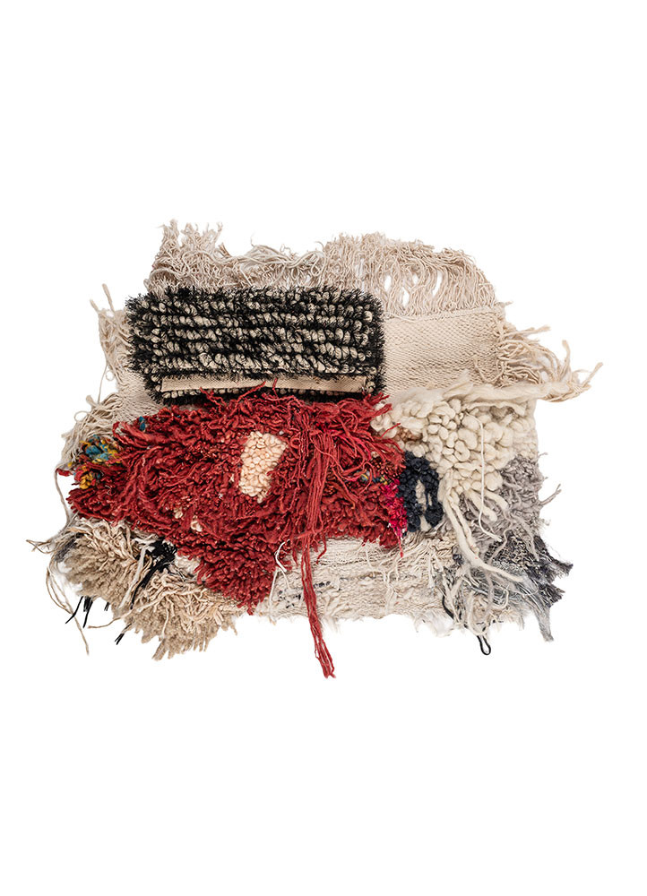 exposed spine red and orange wool and silk wall art WALL ART & TAPESTRY - HeadShot exposed spine red and orange wool and silk wall art WALL ART & TAPESTRY - HeadShot
