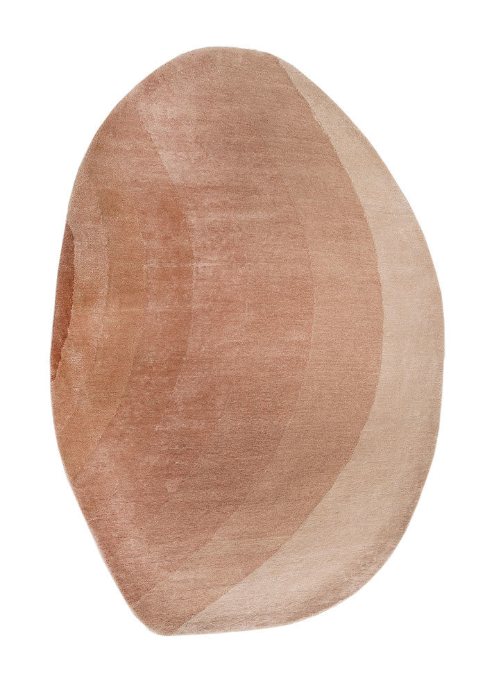 chroma beige and brown wool and viscose hand tufted Rug - HeadShot chroma beige and brown wool and viscose hand tufted Rug - HeadShot