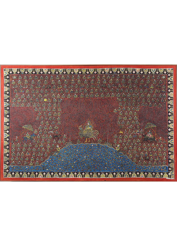 bridge bharat vibrant natural pigment colors on cotton cloth art work WALL ART & TAPESTRY - HeadShot bridge bharat vibrant natural pigment colors on cotton cloth art work WALL ART & TAPESTRY - HeadShot