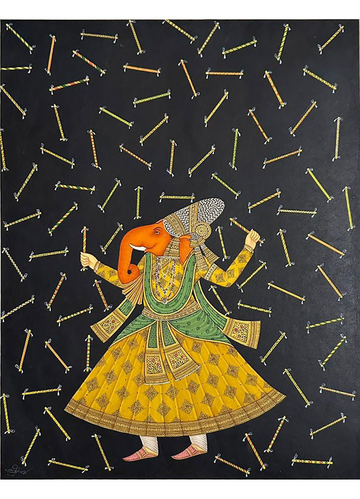 bridge bharat vibrant natural pigment colors on handmade paper art work WALL ART & TAPESTRY - HeadShot bridge bharat vibrant natural pigment colors on handmade paper art work WALL ART & TAPESTRY - HeadShot