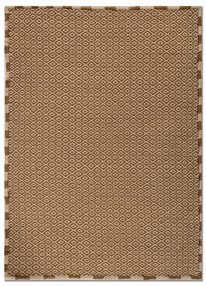 basis beige and brown acrylic flat weaves Rug - HeadShot basis beige and brown acrylic flat weaves Rug - HeadShot