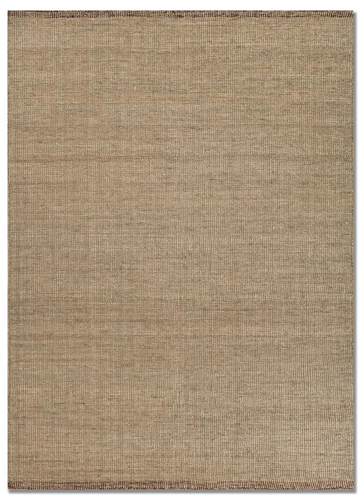 abrash green wool flat weaves Rug - HeadShot