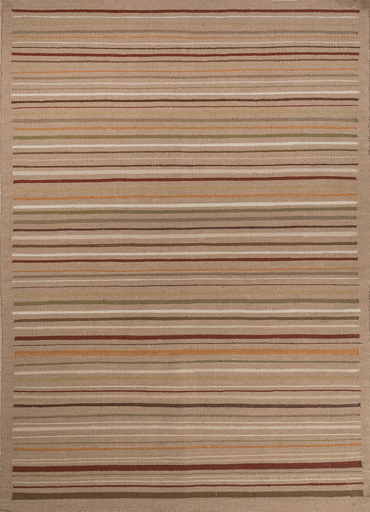 abrash grey and black wool flat weaves Rug - HeadShot