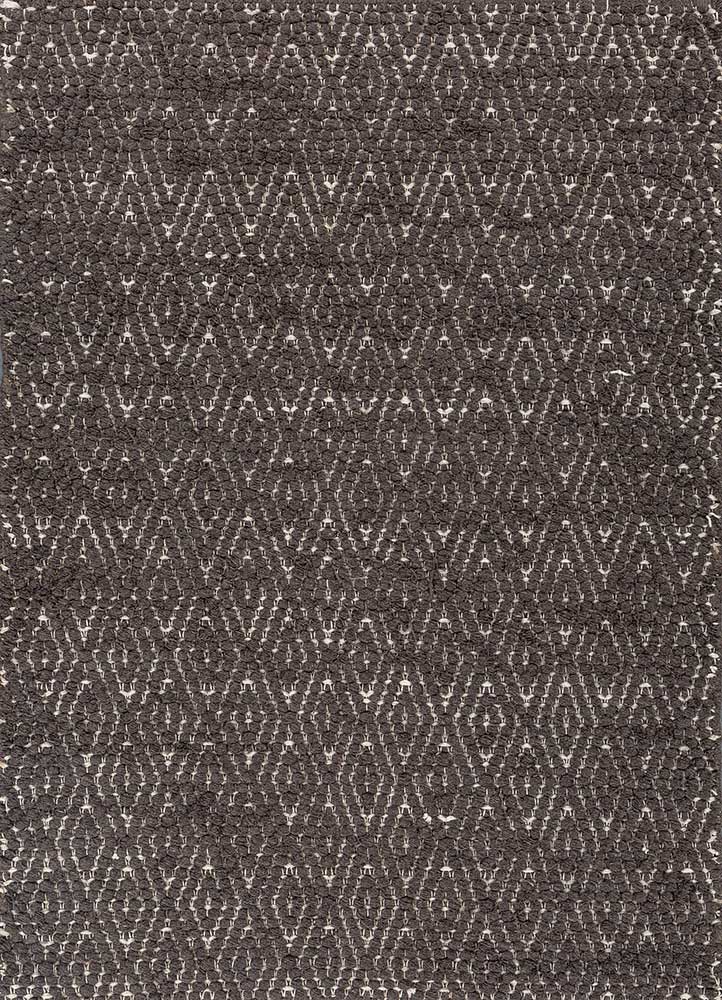 adwl-13095 dark brown/medium gray beige and brown wool flat weaves Rug
