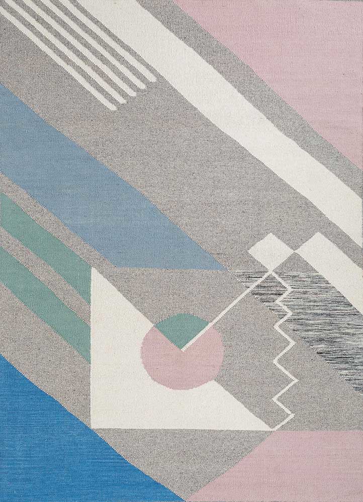  ivory wool flat weaves Rug