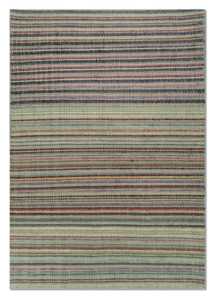  blue wool flat weaves Rug
