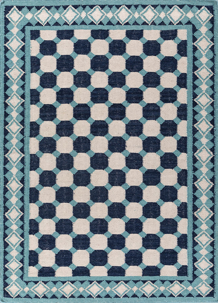 ivory ivory wool flat weaves Rug