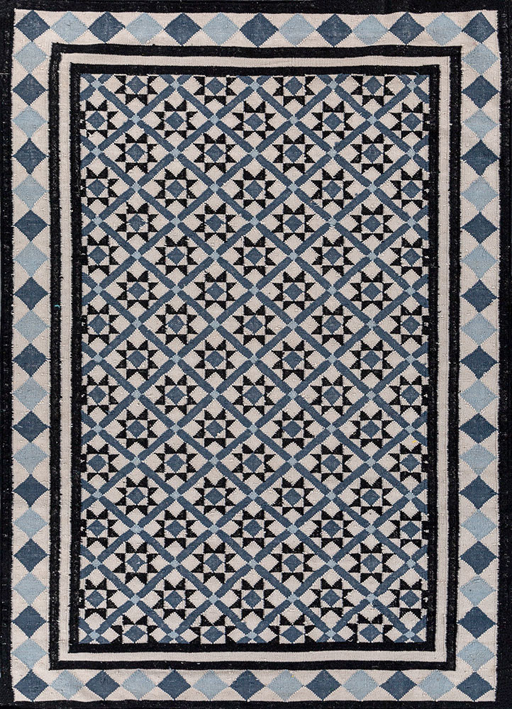 ivory ivory wool flat weaves Rug