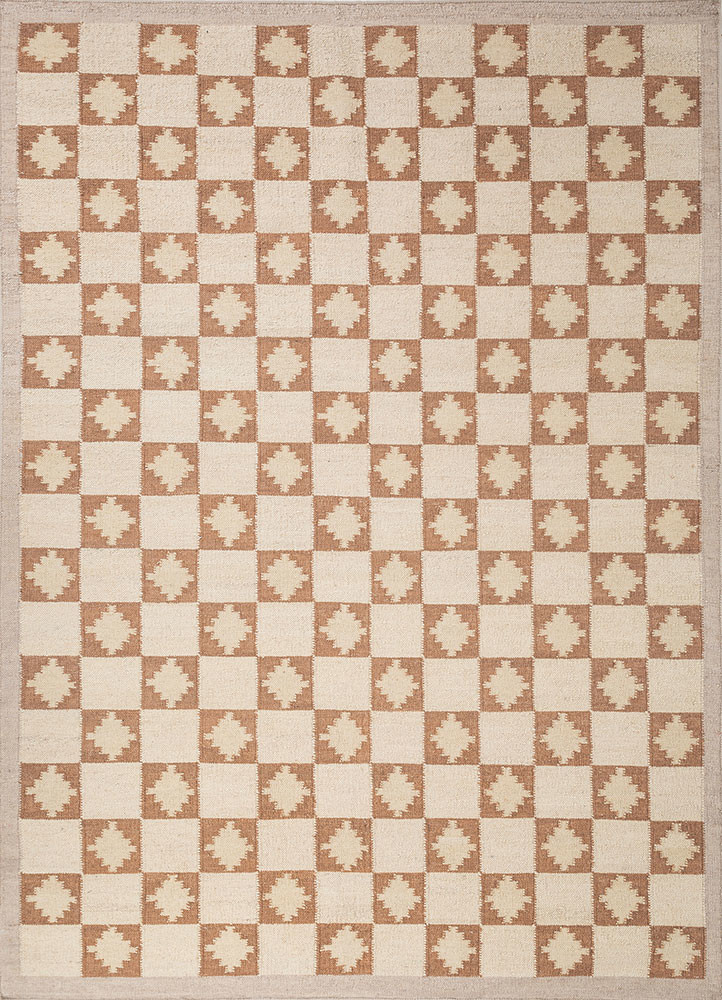 ivory ivory wool flat weaves Rug