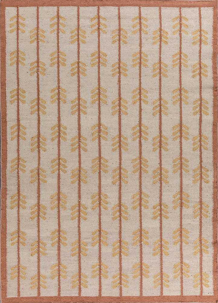  ivory wool flat weaves Rug