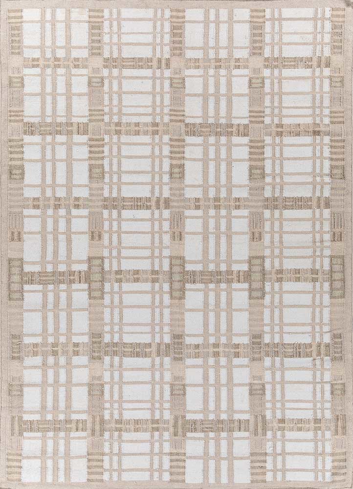  ivory wool flat weaves Rug