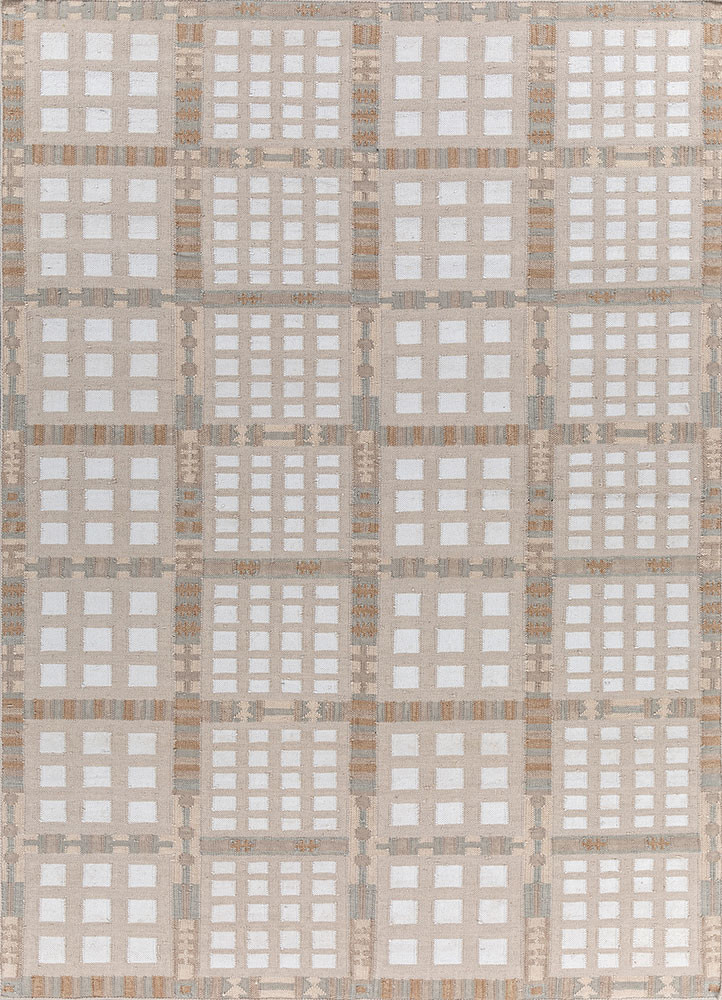 checkers ivory wool flat weaves Rug - HeadShot checkers ivory wool flat weaves Rug - HeadShot