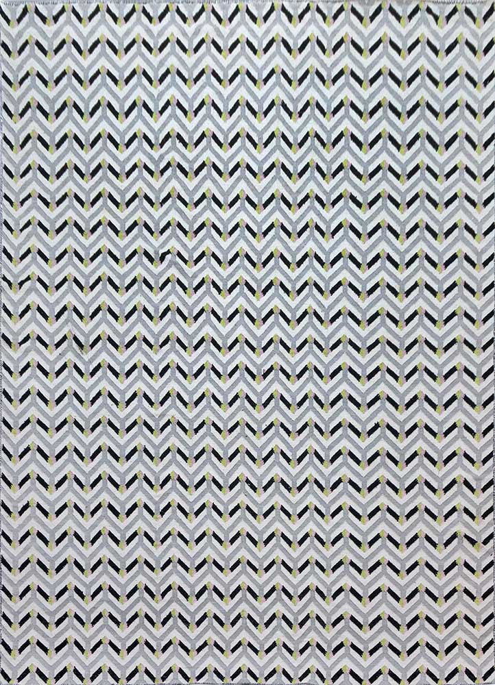 alhambra ivory wool flat weaves Rug - HeadShot