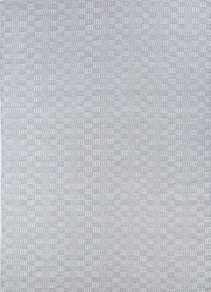 grey and black grey and black wool flat weaves Rug