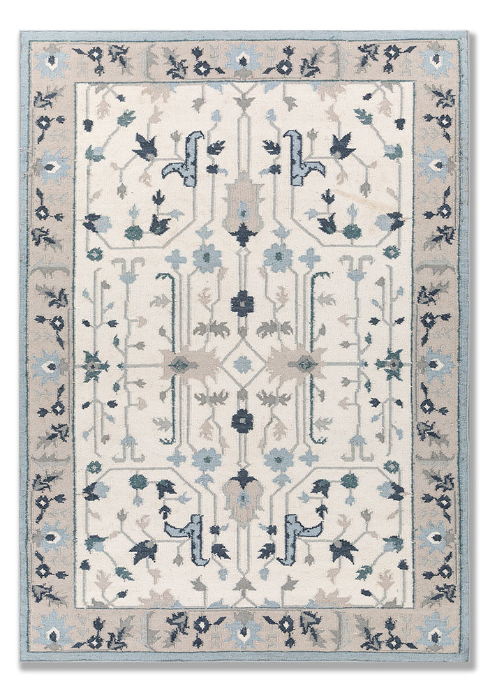 bedouin ivory wool flat weaves Rug