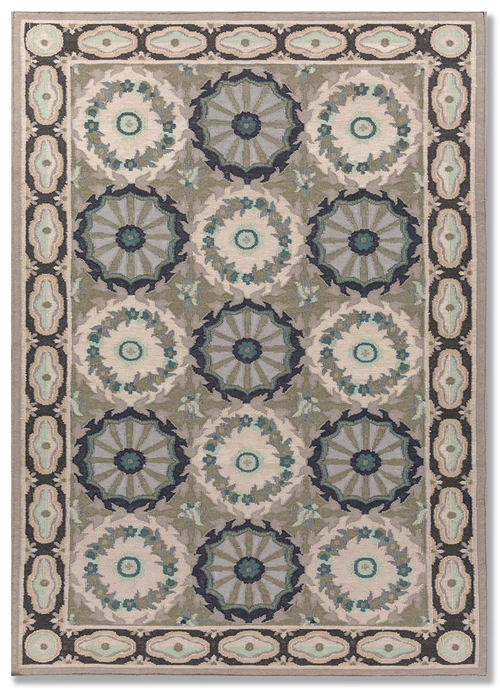  ivory wool flat weaves Rug