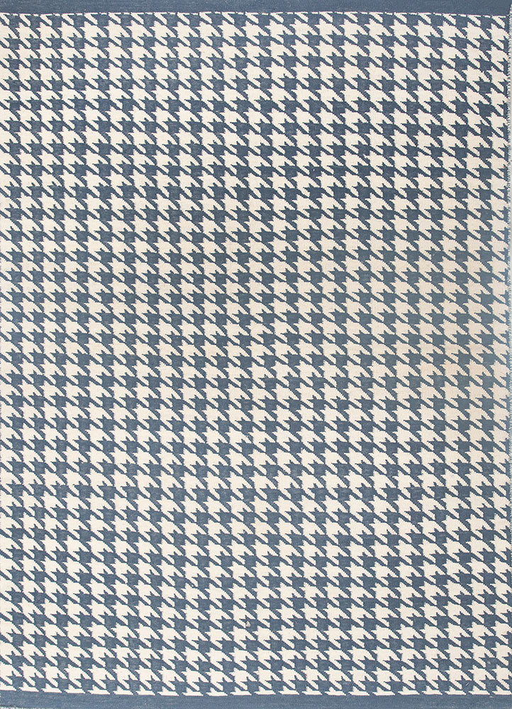 alhambra blue wool flat weaves Rug - HeadShot alhambra blue wool flat weaves Rug - HeadShot