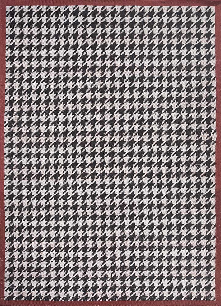 alhambra grey and black wool and viscose flat weaves Rug - HeadShot alhambra grey and black wool and viscose flat weaves Rug - HeadShot