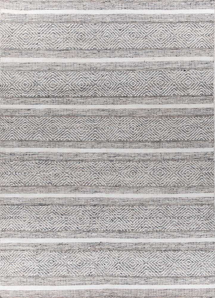  grey and black wool flat weaves Rug