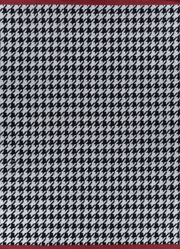  grey and black wool flat weaves Rug