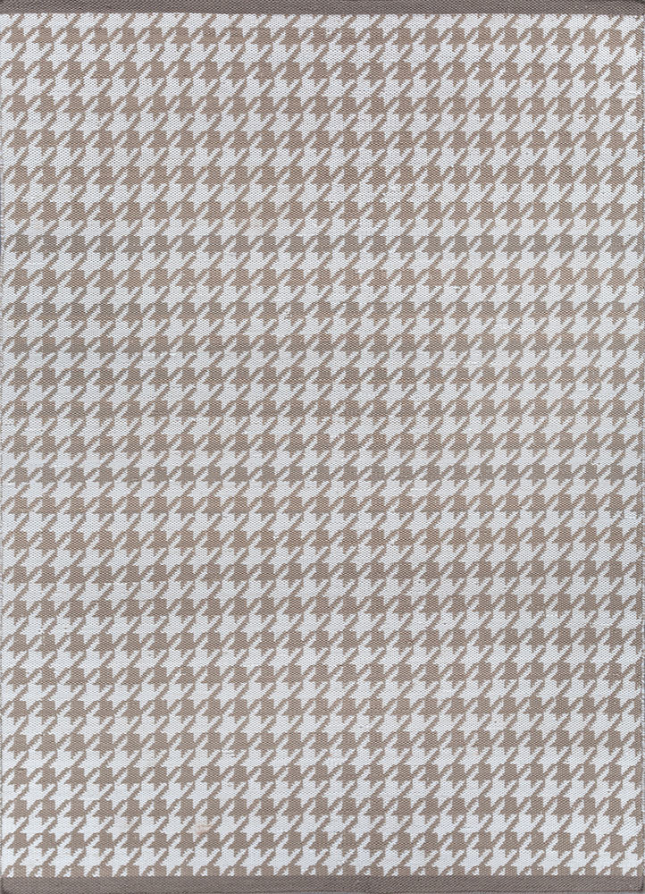  beige and brown wool flat weaves Rug
