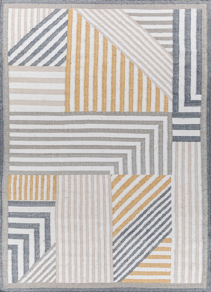  ivory wool flat weaves Rug