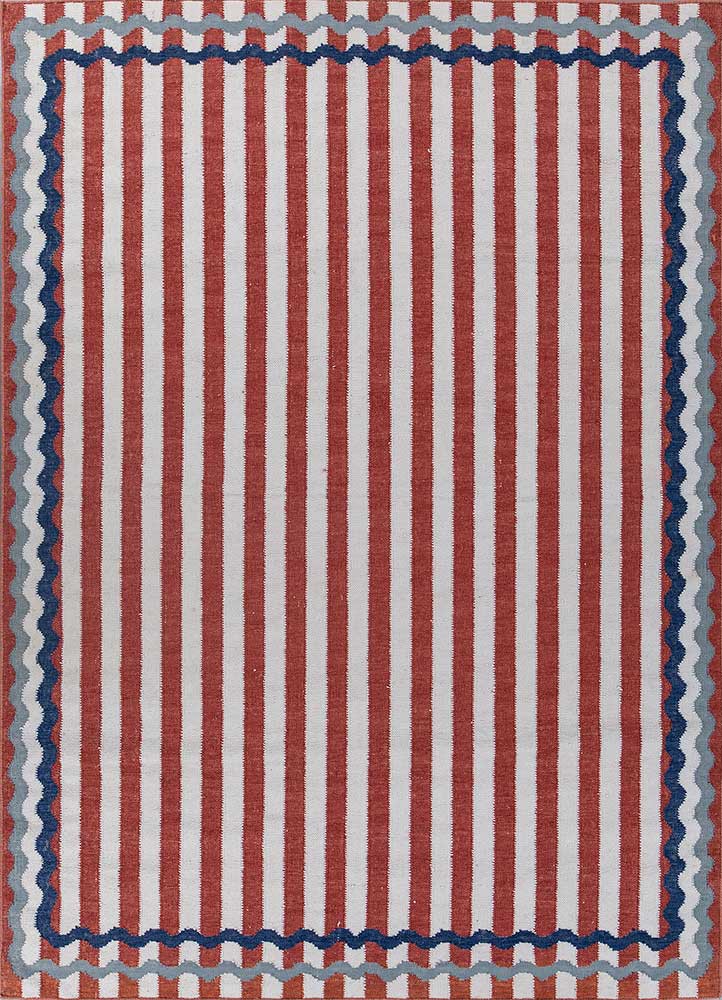 alhambra ivory wool flat weaves Rug - HeadShot