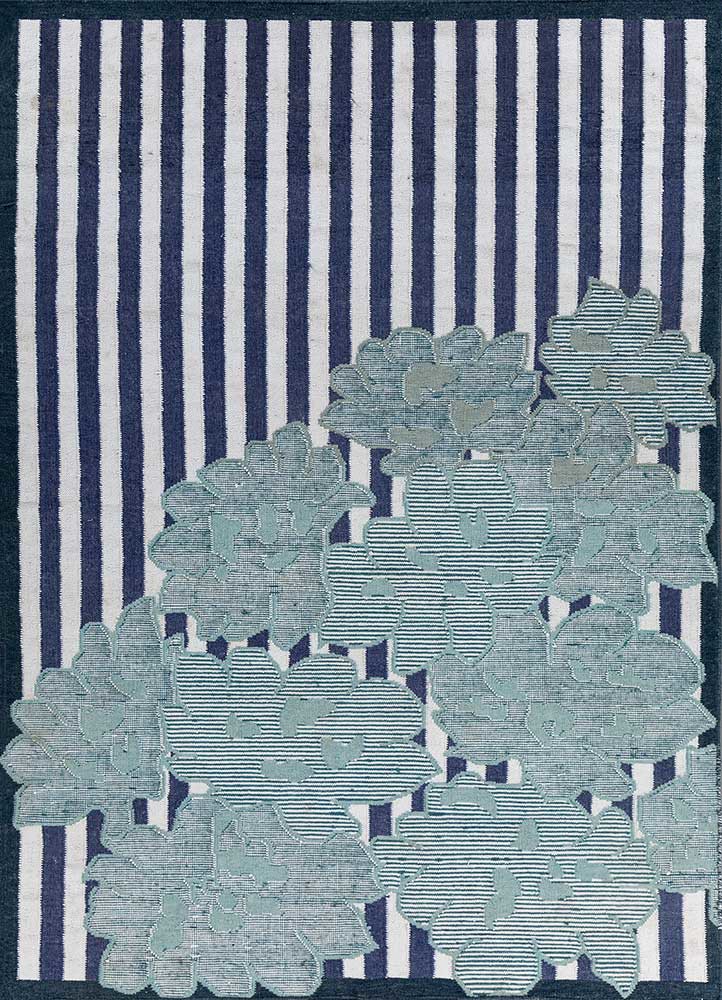 ivory ivory wool flat weaves Rug