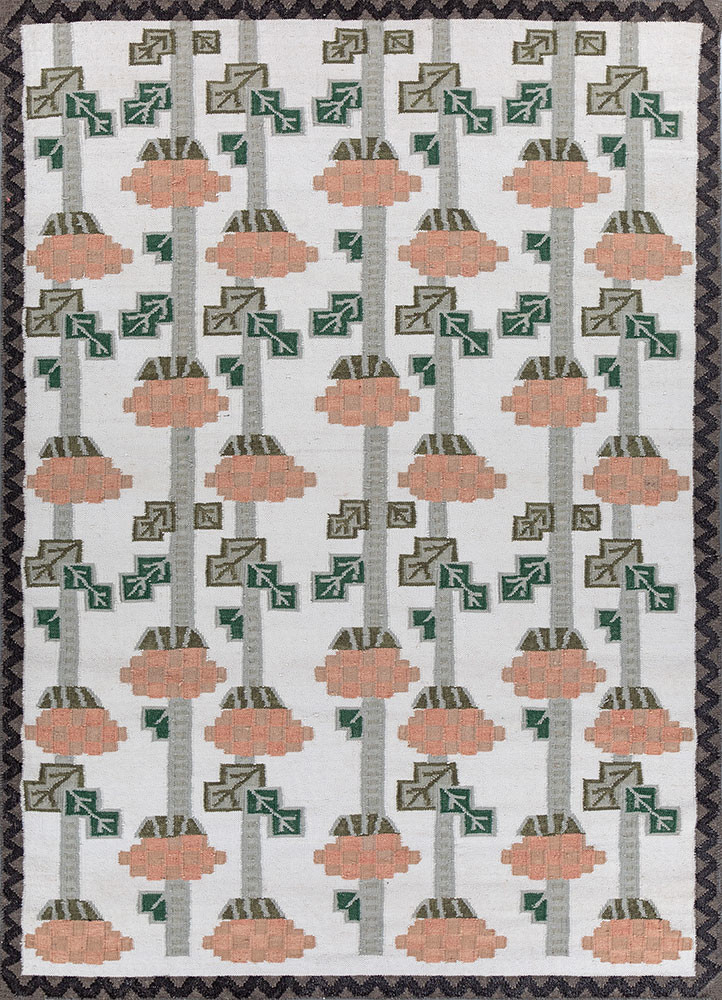 orenda ivory wool flat weaves Rug