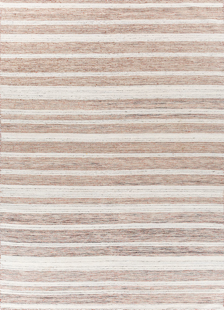  blue wool and viscose flat weaves Rug