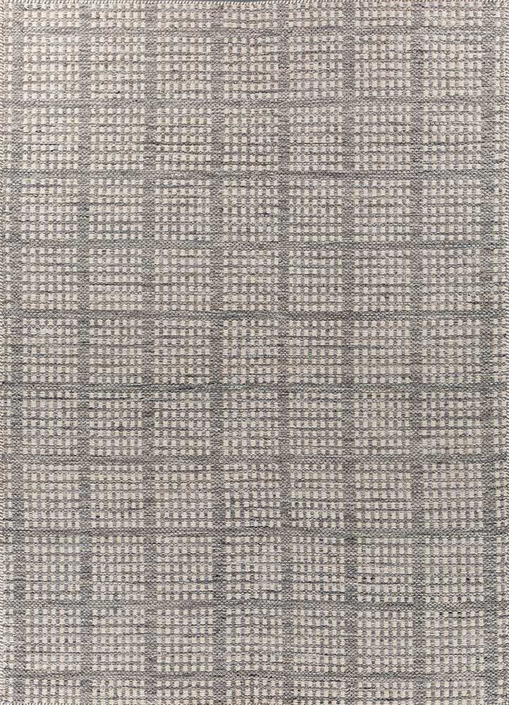 abrash grey and black wool and viscose flat weaves Rug - HeadShot abrash grey and black wool and viscose flat weaves Rug - HeadShot