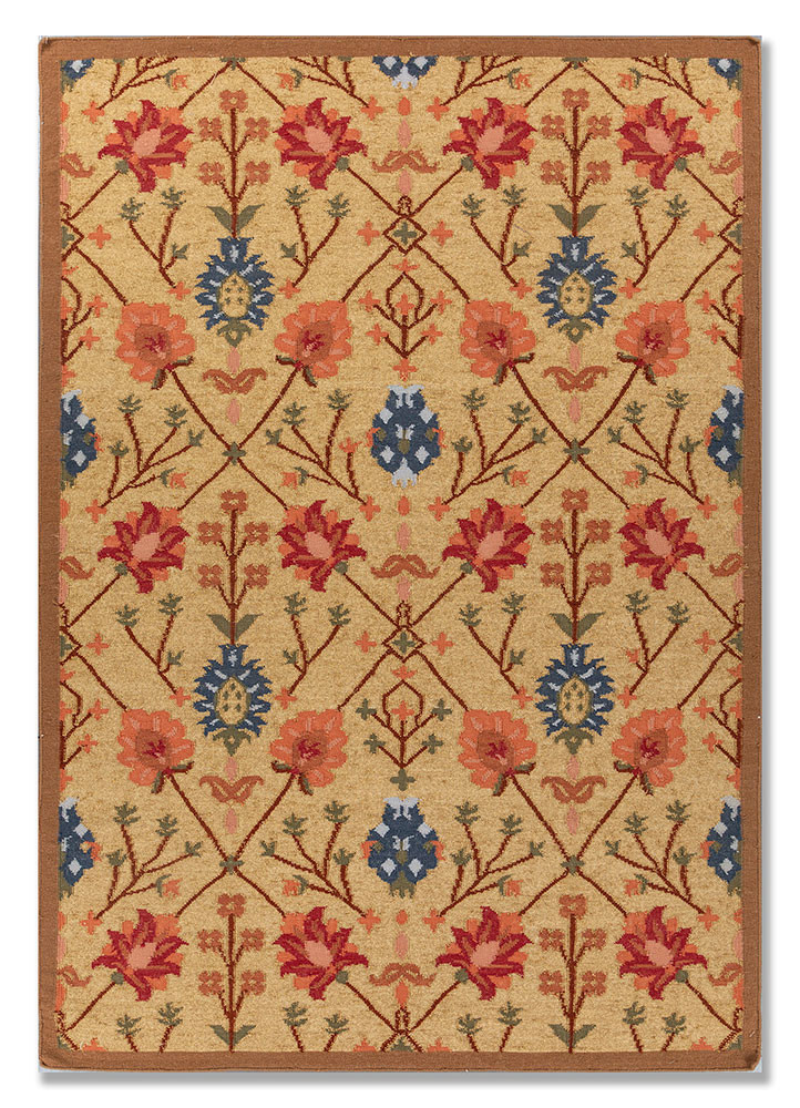 bedouin gold wool flat weaves Rug - HeadShot bedouin gold wool flat weaves Rug - HeadShot