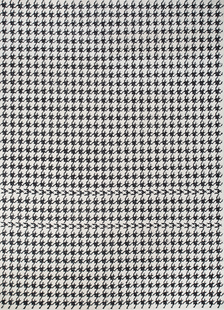 atelier grey and black wool hand knotted Rug - HeadShot