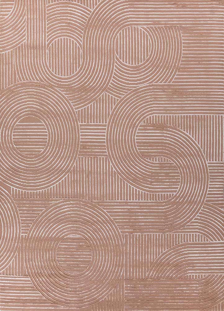 aprezo red and orange wool and bamboo silk hand knotted Rug - HeadShot aprezo red and orange wool and bamboo silk hand knotted Rug - HeadShot