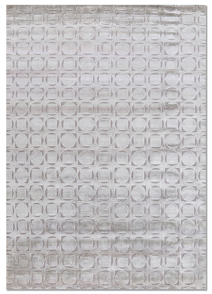 azalea grey and black wool and bamboo silk hand knotted Rug - HeadShot azalea grey and black wool and bamboo silk hand knotted Rug - HeadShot