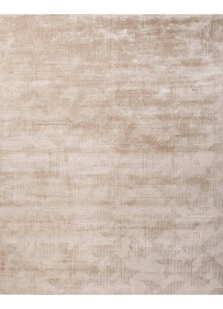 azalea ivory wool and bamboo silk hand knotted Rug - HeadShot azalea ivory wool and bamboo silk hand knotted Rug - HeadShot