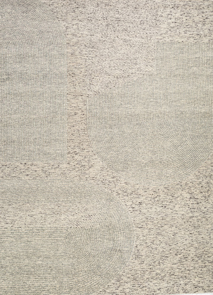 azalea ivory wool and bamboo silk hand knotted Rug - HeadShot azalea ivory wool and bamboo silk hand knotted Rug - HeadShot